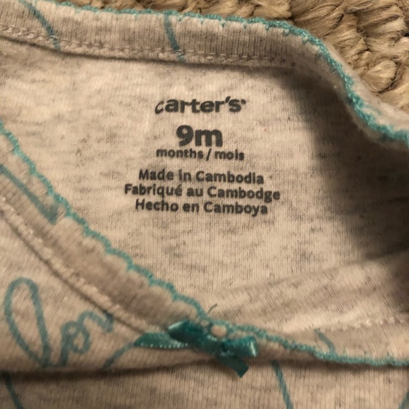 Baby Girl Teal Panda/Love 3-Piece Set with Tutu - Picture 3 of 5